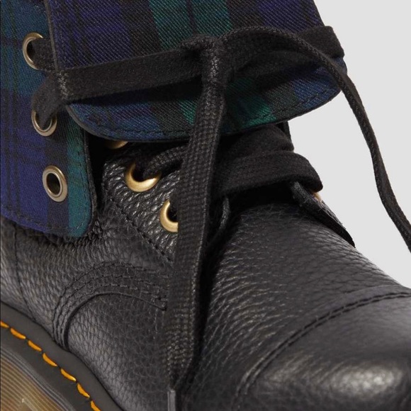 Dr MARTENS ALMILITA Black Leather Boots Size : 10 - Picture 10 of 15